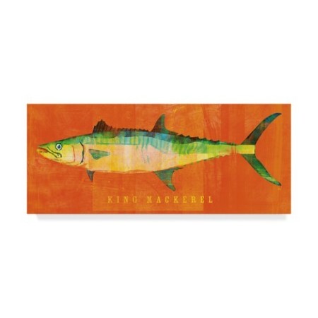 Trademark Fine Art John W. Golden 'King Mackerel' Canvas Art, 8x19 ALI30663-C819GG